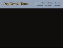 Tablet Screenshot of doggoneittours.com